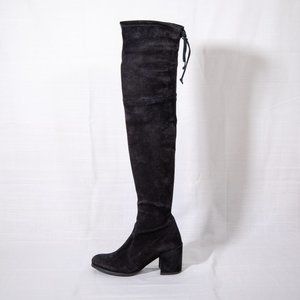 THE TIELAND BOOT; Suede Leather, Black